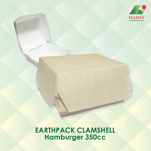 EARTHPACK Lunch Box Medium Clamshell 500cc