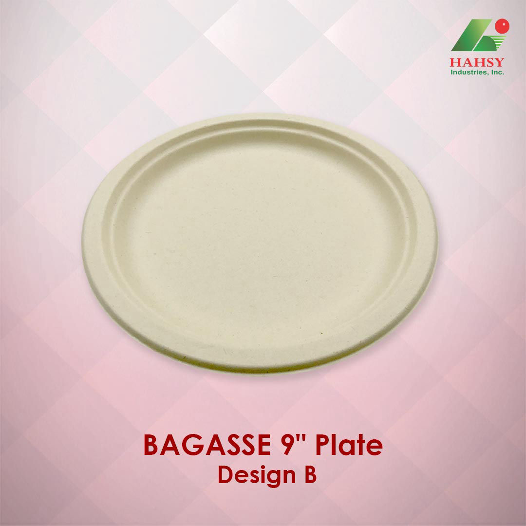 Sugarcane Bagasse 9" plate