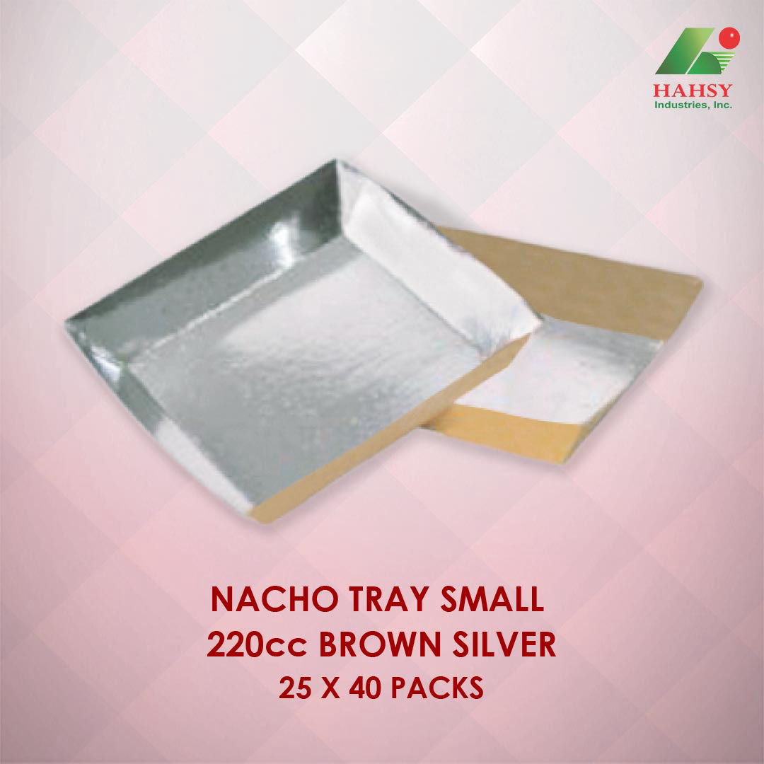 Nacho Tray XS Lam White 25x40 Packs