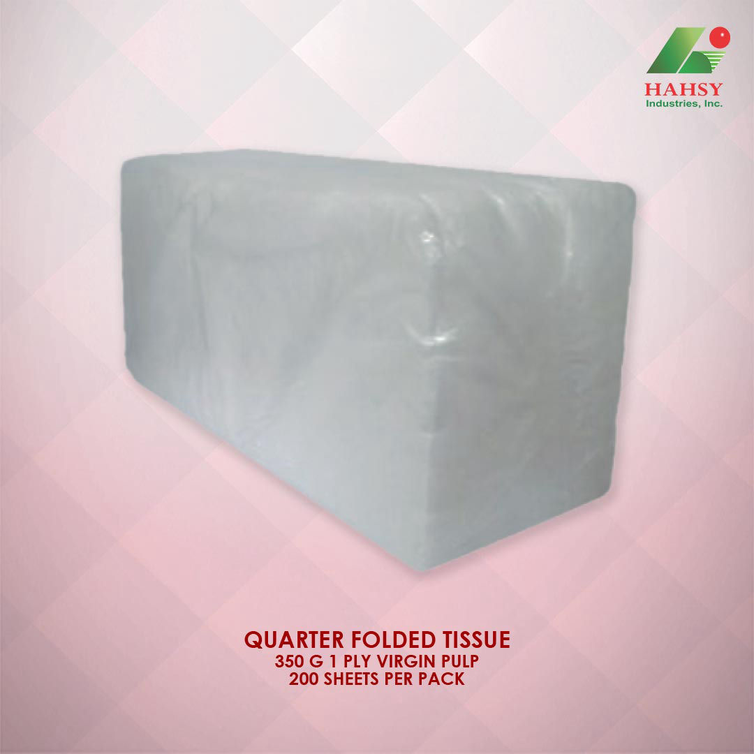 Quarter Folded Tissue