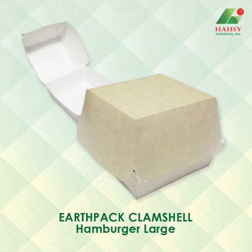 EARTHPACK Clamshell Hamburger Large Box