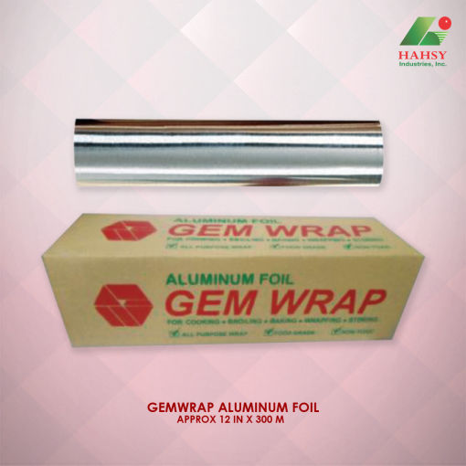 Gemwrap and Uniwrap Aluminum Foil 12cm x 5m and 12cm x 8m