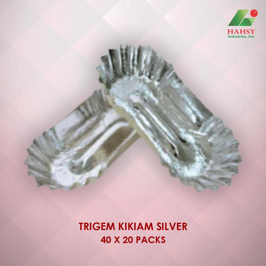 Trigem Kikiam Paper Tray Silver 40x20 Packs