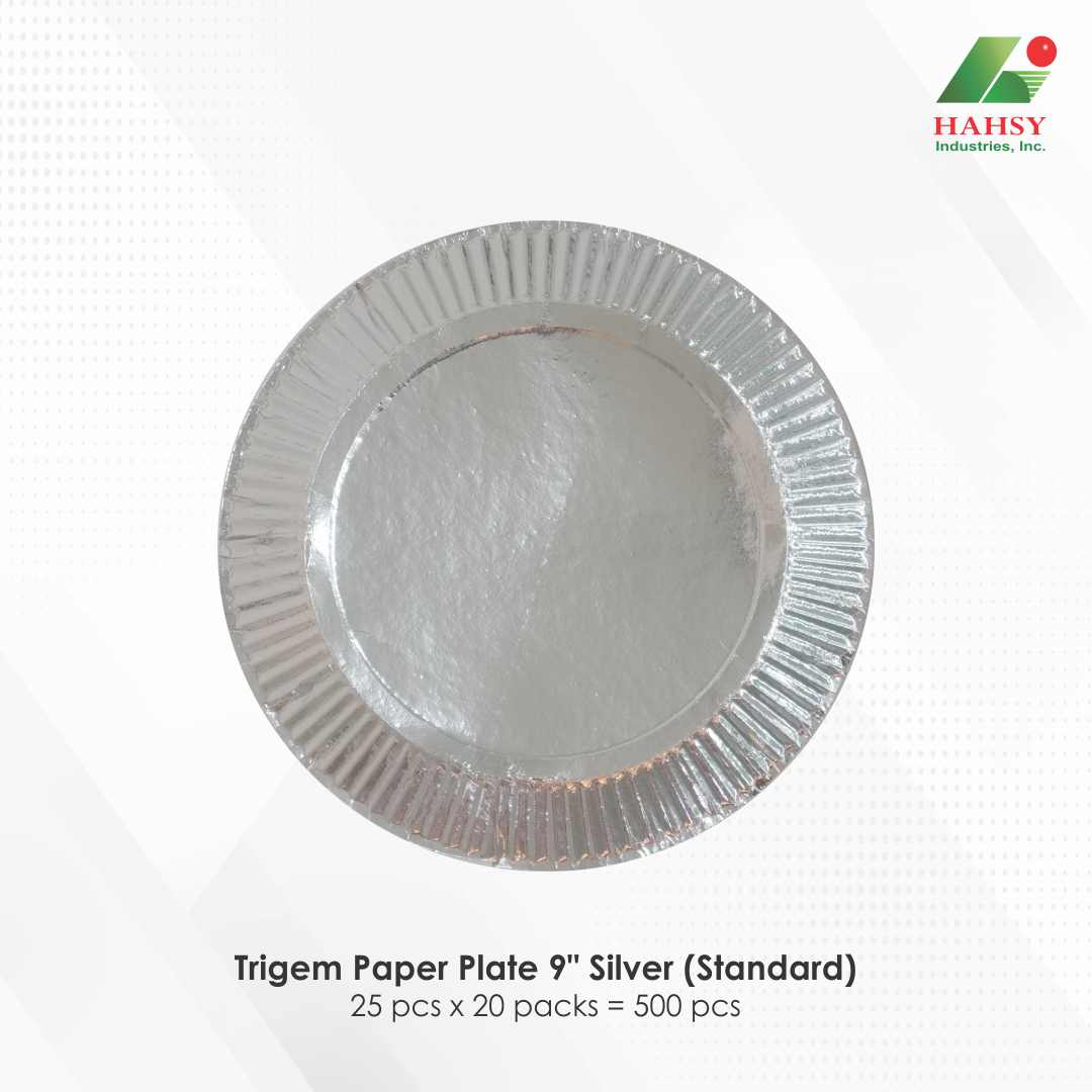 04 Trigem Paper Plate 9 Silver (Standard)