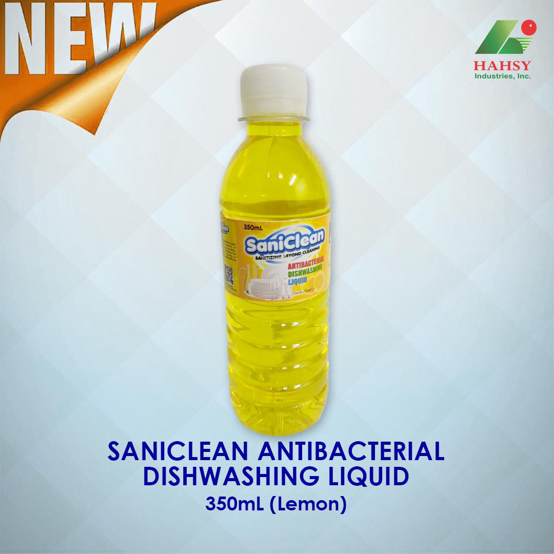 SaniClean Antibacterial Dishwashing Liquid 350ml Lemon