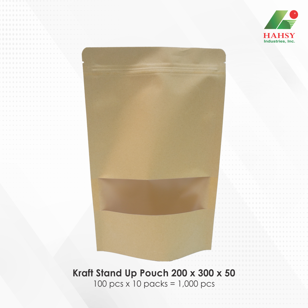 07 Kraft Stand Up Pouch 200 x 300 x 50