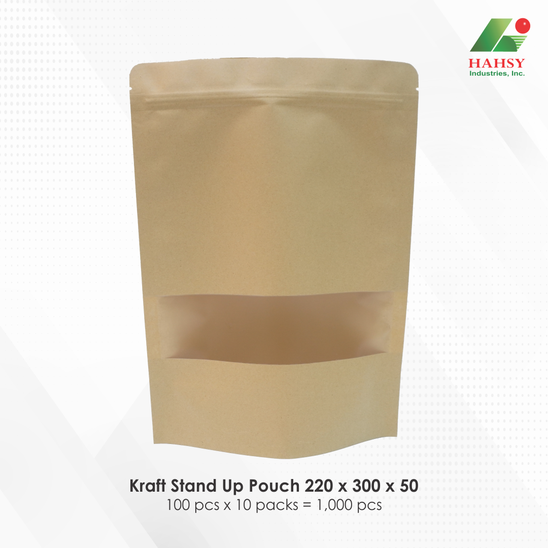 08 Kraft Stand Up Pouch 220 x 300 x 50