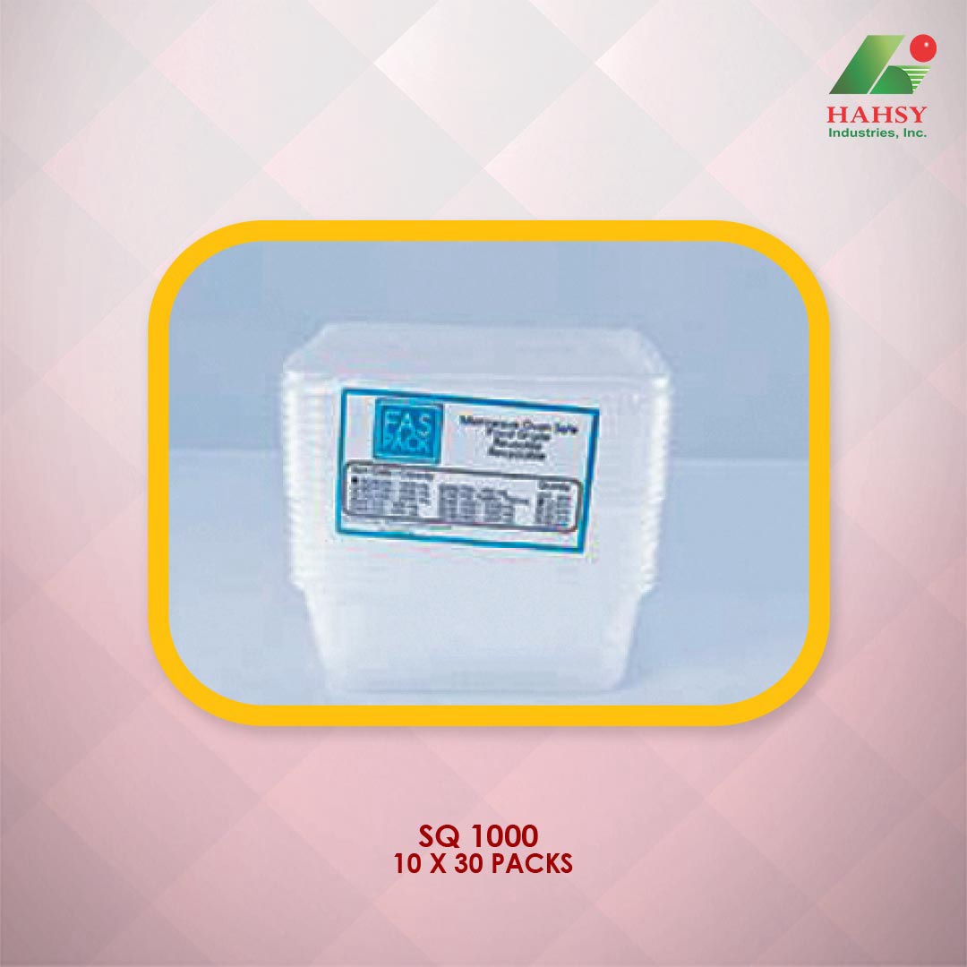 Microwaveable Plastic Container SQ-1000