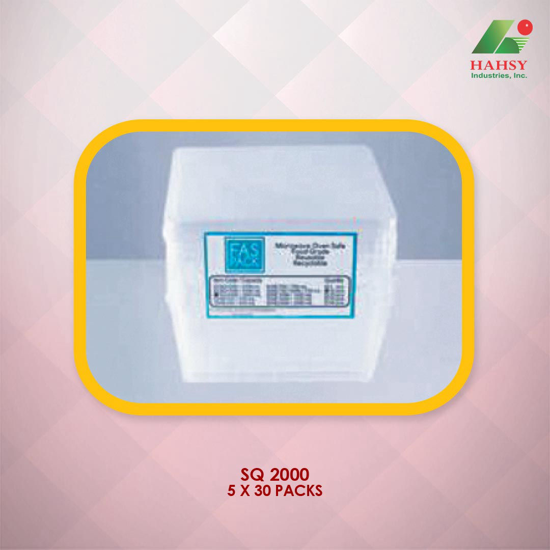 Microwaveable Plastic Container SQ-2000