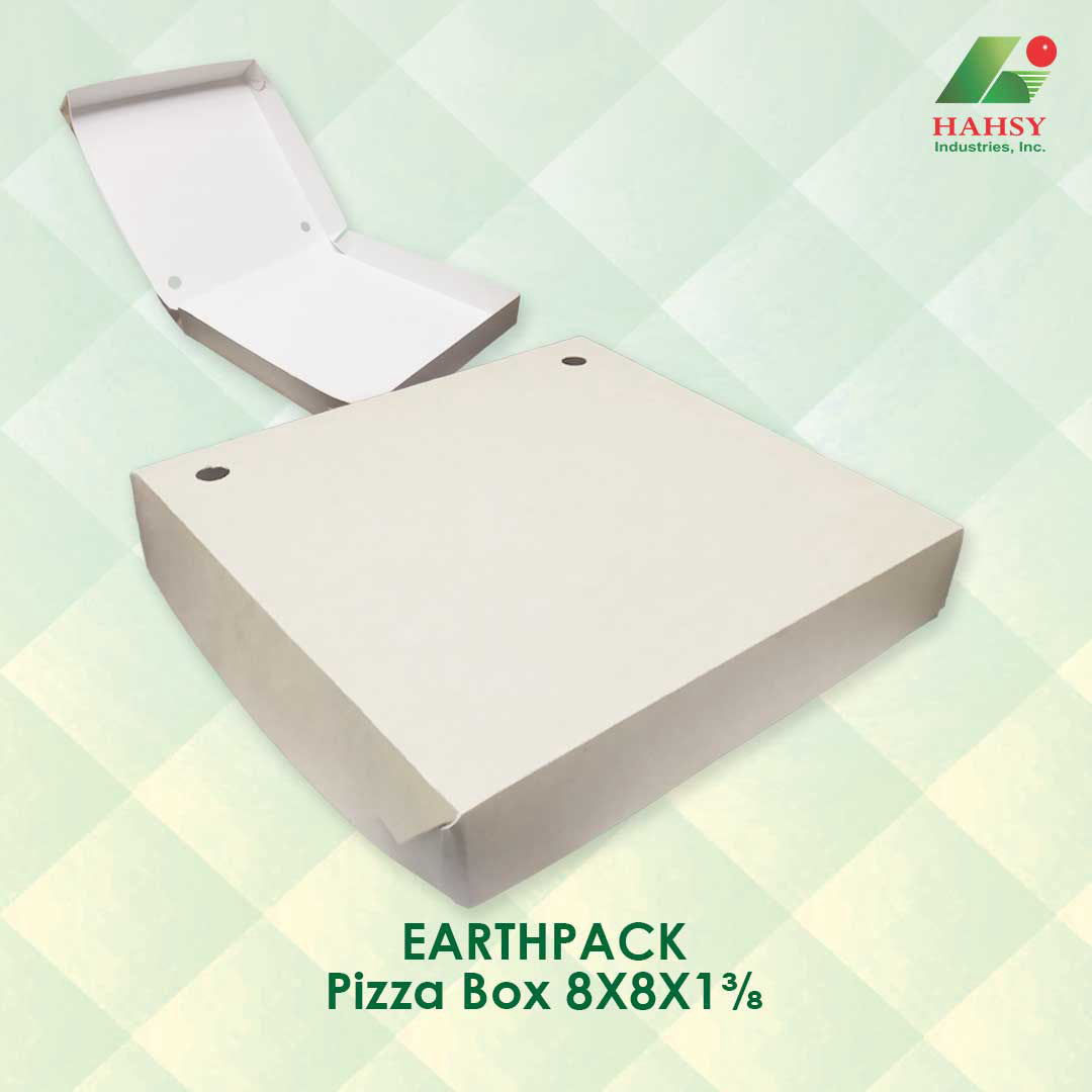 EARTHPACK Pizza Box 8X8X1.375