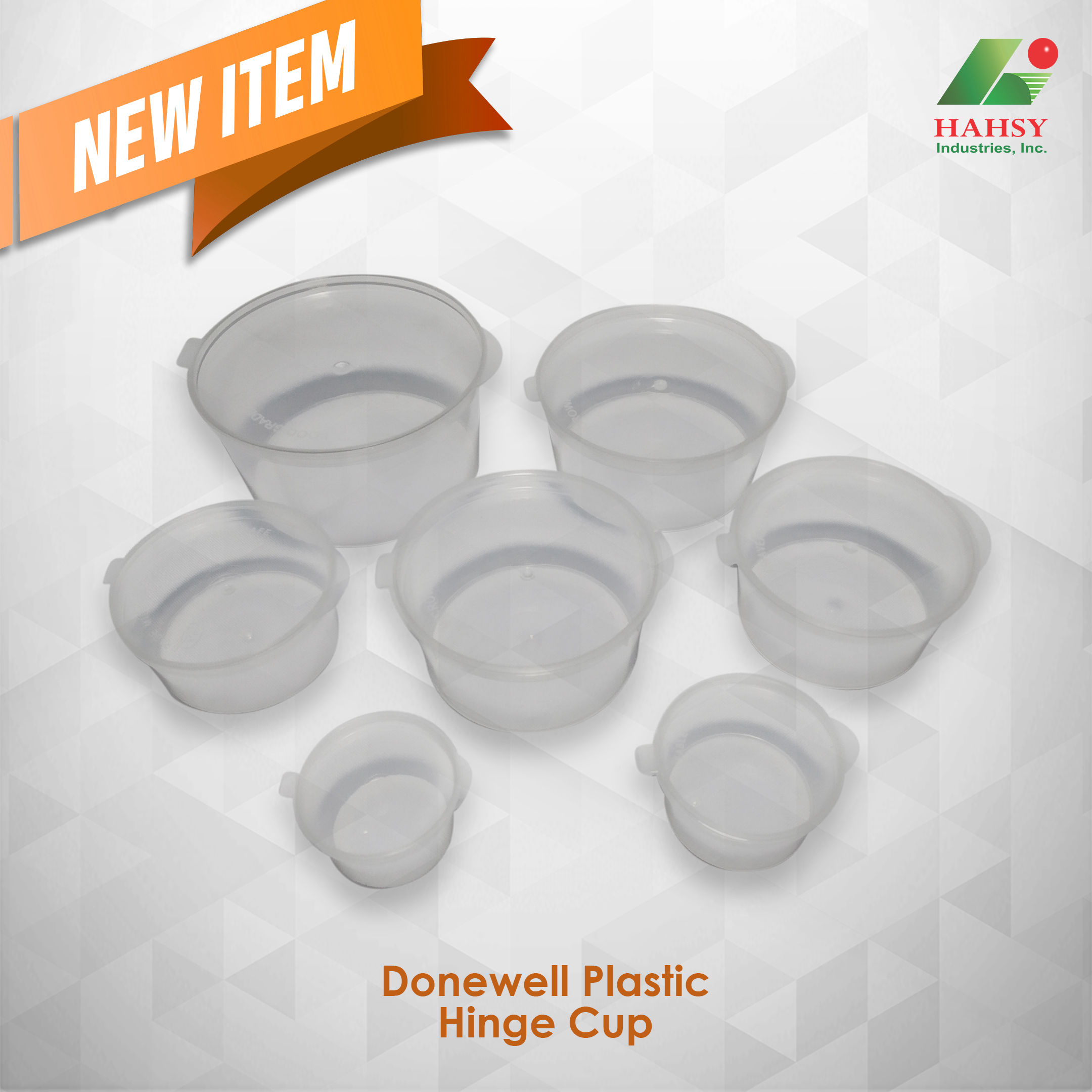 Donewell Plastic Hinge Cup