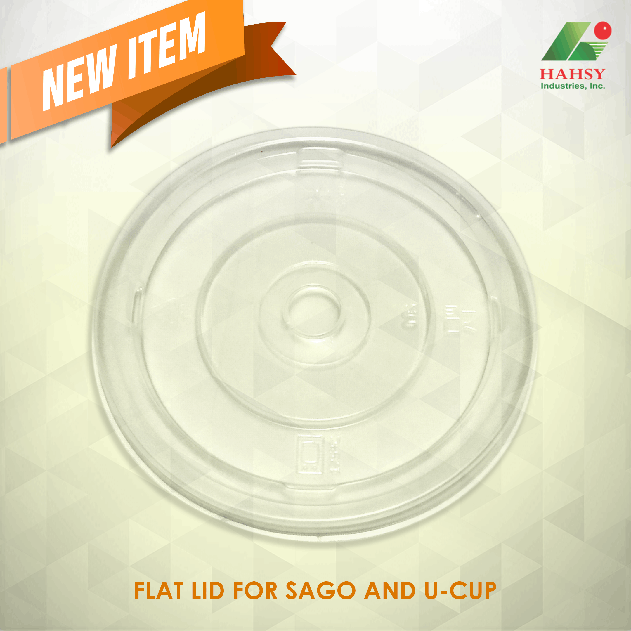 Flat Lid for Sago